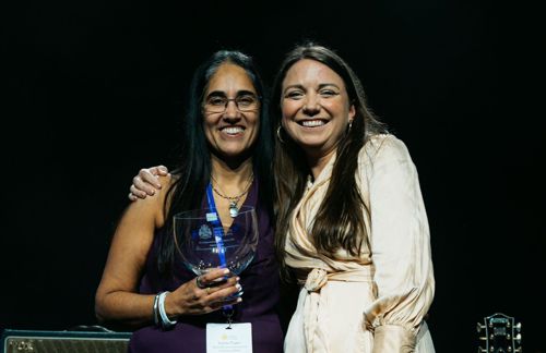 Seema Thaper and Alice Boreman at the GI Board Awards 2025